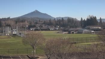 Weather camera view of Granite Falls High School.