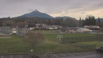 Weather camera view of Granite Falls High School.