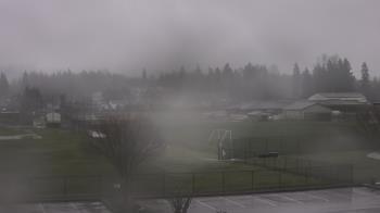 Weather camera view of Granite Falls High School.