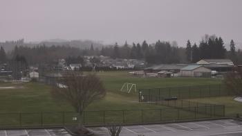 Weather camera view of Granite Falls High School.