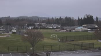 Weather camera view of Granite Falls High School.