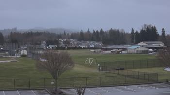 Weather camera view of Granite Falls High School.