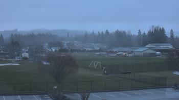 Weather camera view of Granite Falls High School.