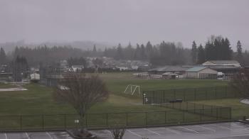 Weather camera view of Granite Falls High School.