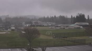 Weather camera view of Granite Falls High School.