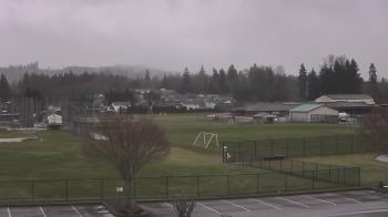 Weather camera view of Granite Falls High School.