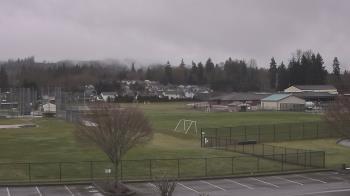 Weather camera view of Granite Falls High School.