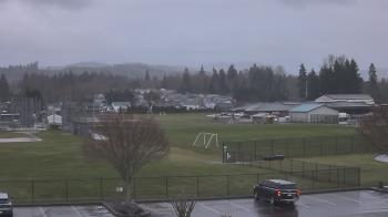 Weather camera view of Granite Falls High School.