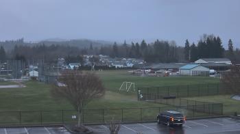Weather camera view of Granite Falls High School.