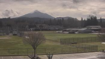 Weather camera view of Granite Falls High School.