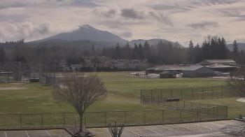 Weather camera view of Granite Falls High School.