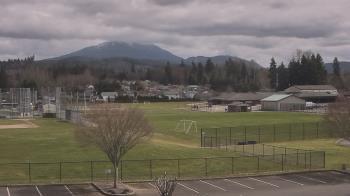 Weather camera view of Granite Falls High School.