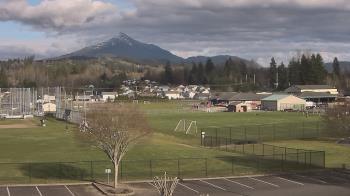 Weather camera view of Granite Falls High School.