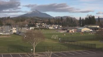 Weather camera view of Granite Falls High School.