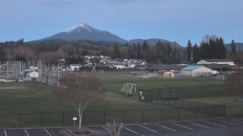Weather camera view of Granite Falls High School.