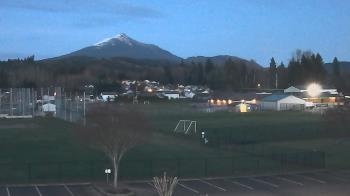 Weather camera view of Granite Falls High School.