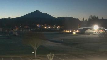 Weather camera view of Granite Falls High School.