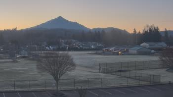 Weather camera view of Granite Falls High School.