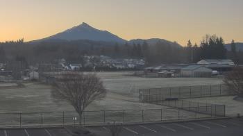 Weather camera view of Granite Falls High School.