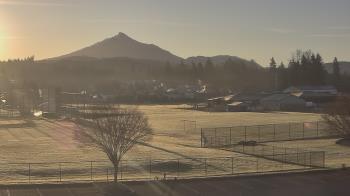 Weather camera view of Granite Falls High School.