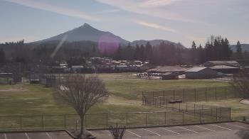 Weather camera view of Granite Falls High School.