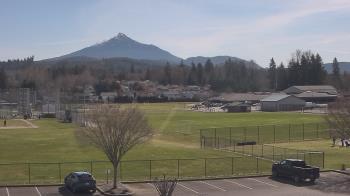 Weather camera view of Granite Falls High School.
