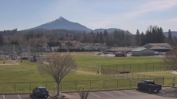 Weather camera view of Granite Falls High School.