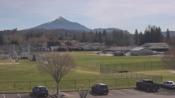 Weather camera view of Granite Falls High School.