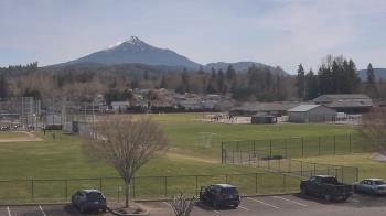 Weather camera view of Granite Falls High School.