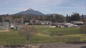Weather camera view of Granite Falls High School.