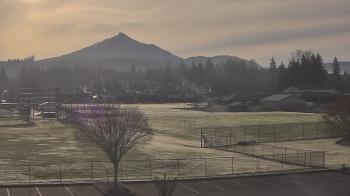 Weather camera view of Granite Falls High School.