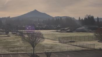 Weather camera view of Granite Falls High School.