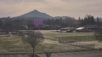 Weather camera view of Granite Falls High School.