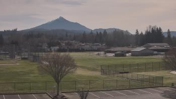 Weather camera view of Granite Falls High School.