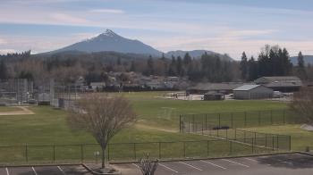 Weather camera view of Granite Falls High School.