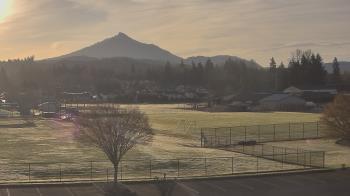 Weather camera view of Granite Falls High School.