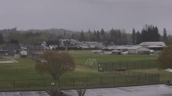 Weather camera view of Granite Falls High School.