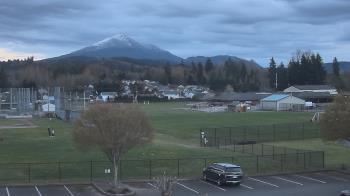 Weather camera view of Granite Falls High School.