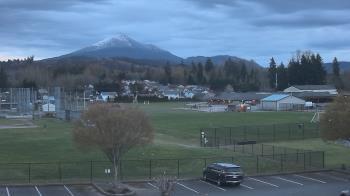 Weather camera view of Granite Falls High School.