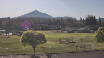 Weather camera view of Granite Falls High School.