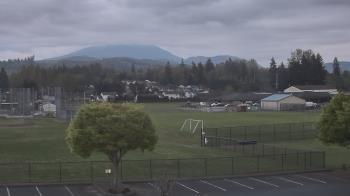 Weather camera view of Granite Falls High School.
