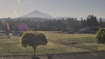 Weather camera view of Granite Falls High School.