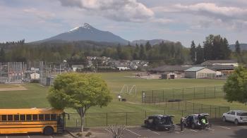 Weather camera view of Granite Falls High School.