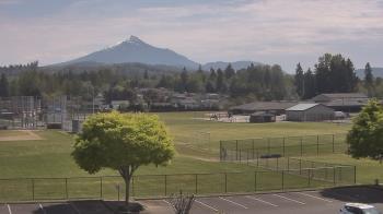 Weather camera view of Granite Falls High School.