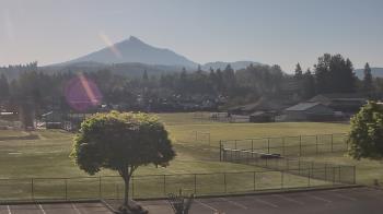 Weather camera view of Granite Falls High School.