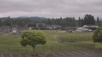 Weather camera view of Granite Falls High School.