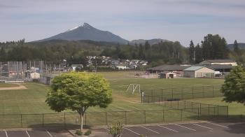Weather camera view of Granite Falls High School.