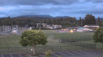 Weather camera view of Granite Falls High School.