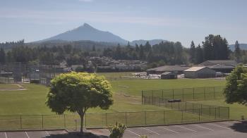 Weather camera view of Granite Falls High School.