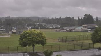 Weather camera view of Granite Falls High School.